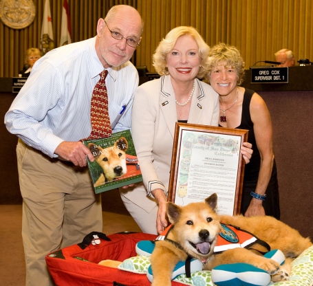 County Supervisor Pam Slater-Price helped make July 21, 2009 to be declared "Baxter Day" throughout San Diego County.